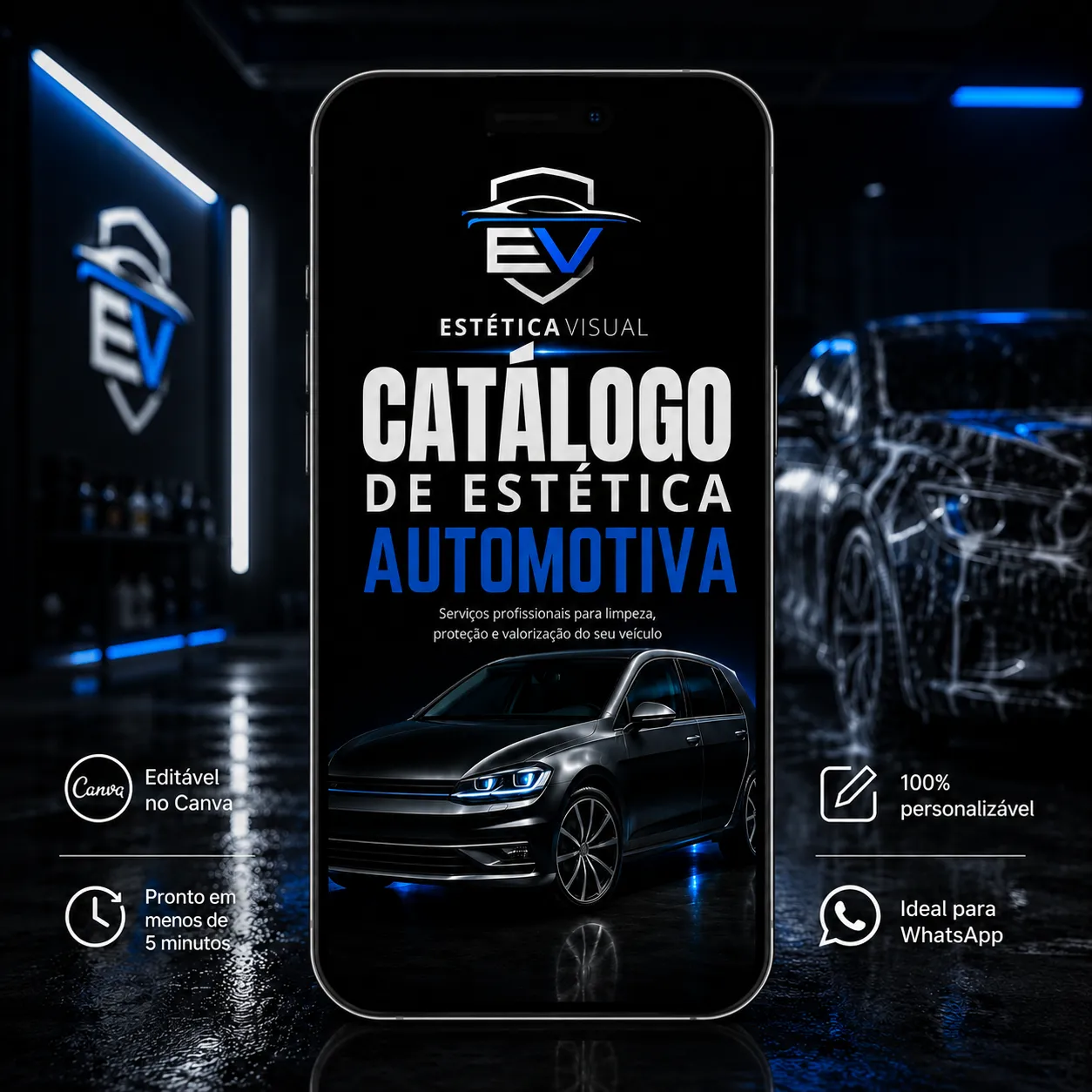 Catálogo Profissional para Estética Automotiva
